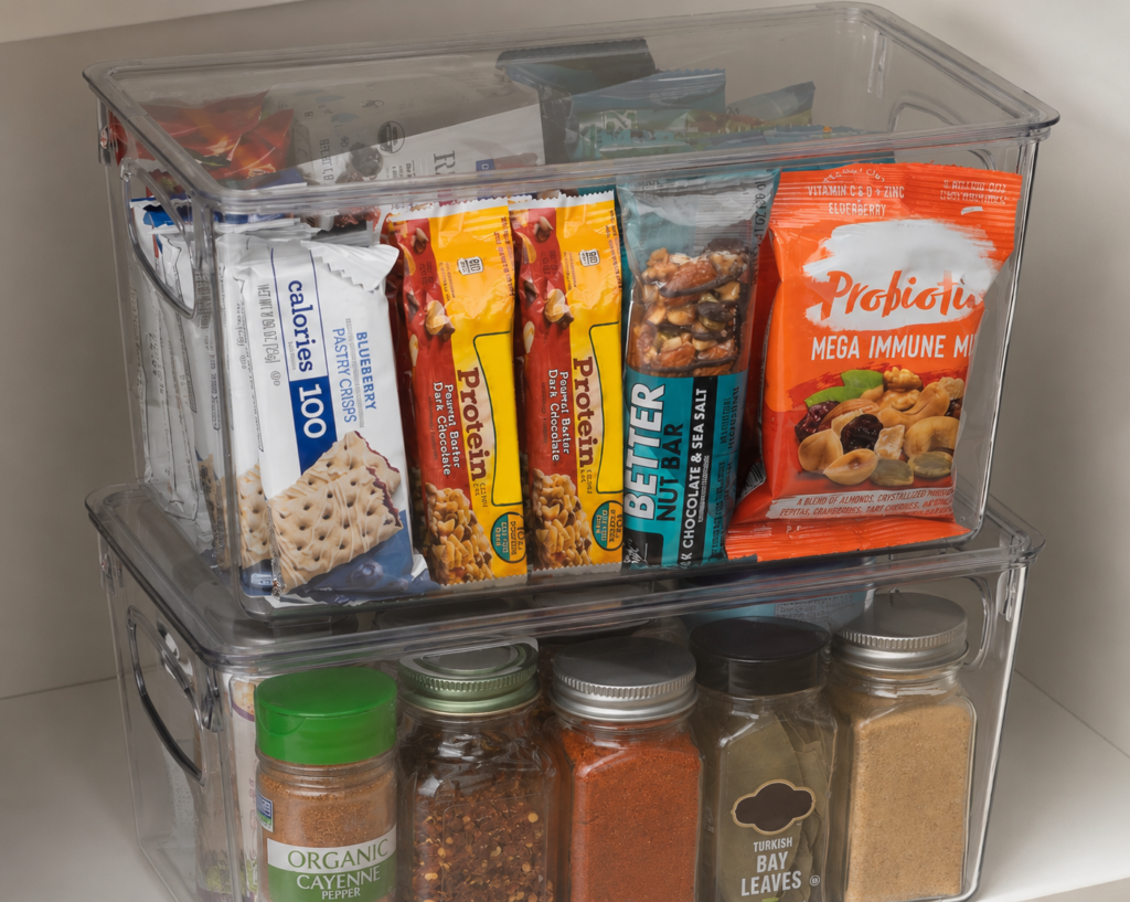 CleanSpace pantry bins for kitchen organization products